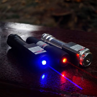 a picture of all laser pointers